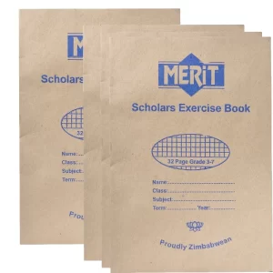 Merit A4 72 pages Bond Exercise Books