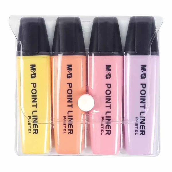 M&G 4 Piece Highlighter Set - Image 2