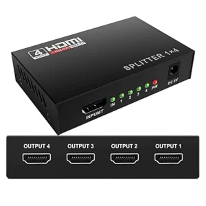 4-Port HDMI Splitter (1 Input to 4 Outputs)