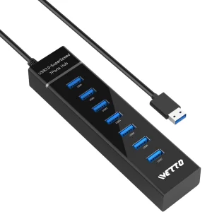 7-Port USB Hub (USB 2.0 / 3.0 Options Available)